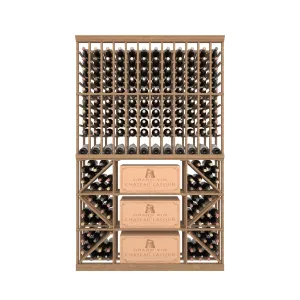 12 Column Rack & CASE   BIN with Display Row - 750ml Bottles