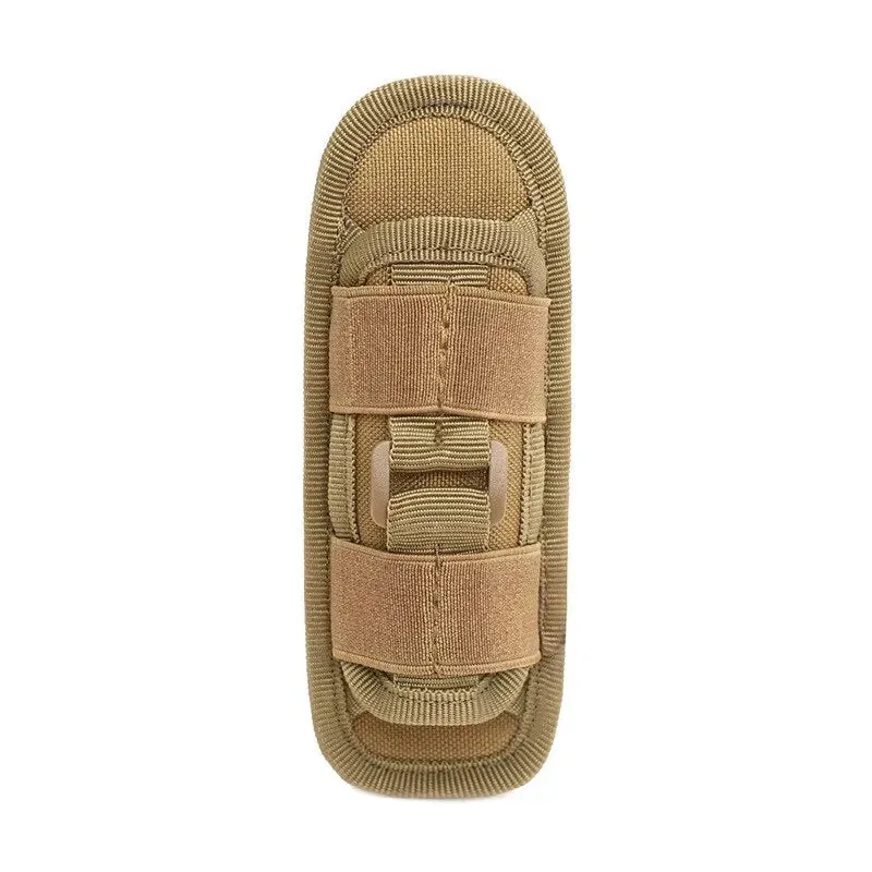 360 Rotatable Molle Flashlight Pouch for Tactical Hunting Nylon Holster for Outdoor Torch Portable Case