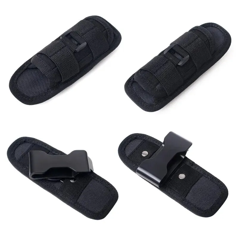 360 Rotatable Molle Flashlight Pouch for Tactical Hunting Nylon Holster for Outdoor Torch Portable Case