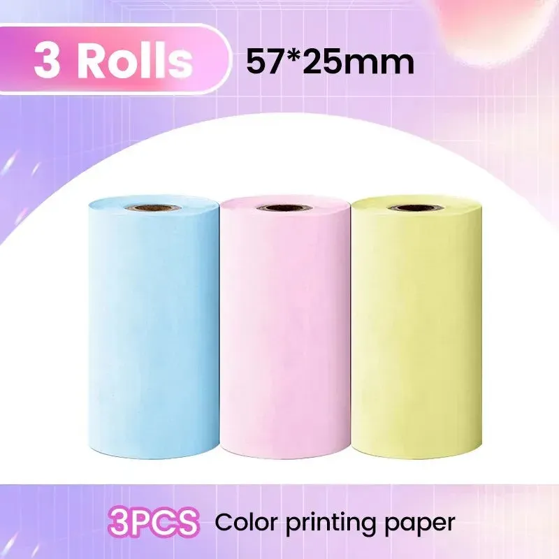 3pcs Olaf 57 25mm High Def Printing Paper for Children s Camera Printer Mini Replacement Accessories