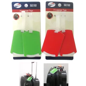 4 Pc Travel Luggage Tags Gorilla Touch Heavy Duty Straps Tag Packaging Bag ID