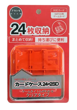 Akitomo NSW Card Case 24 Orange (AKSW-100O)