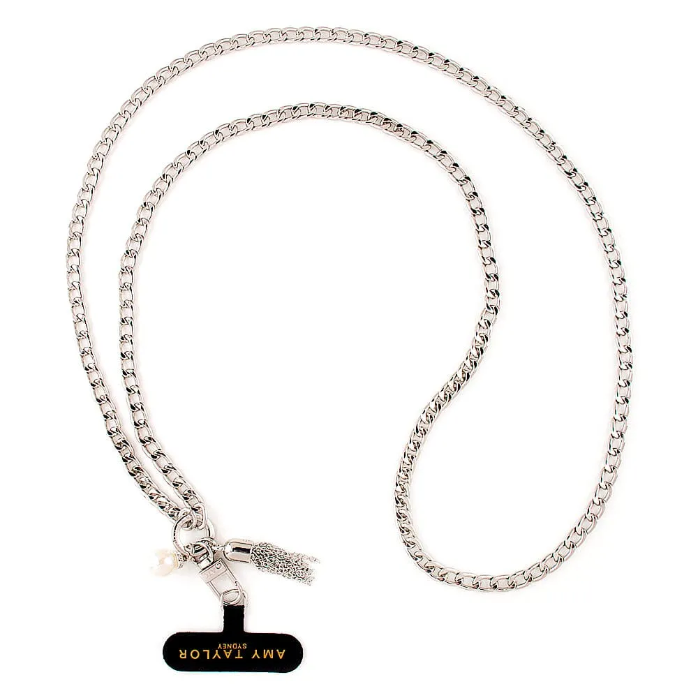 AMY TAYLOR Curb Chain Cross Body Strap