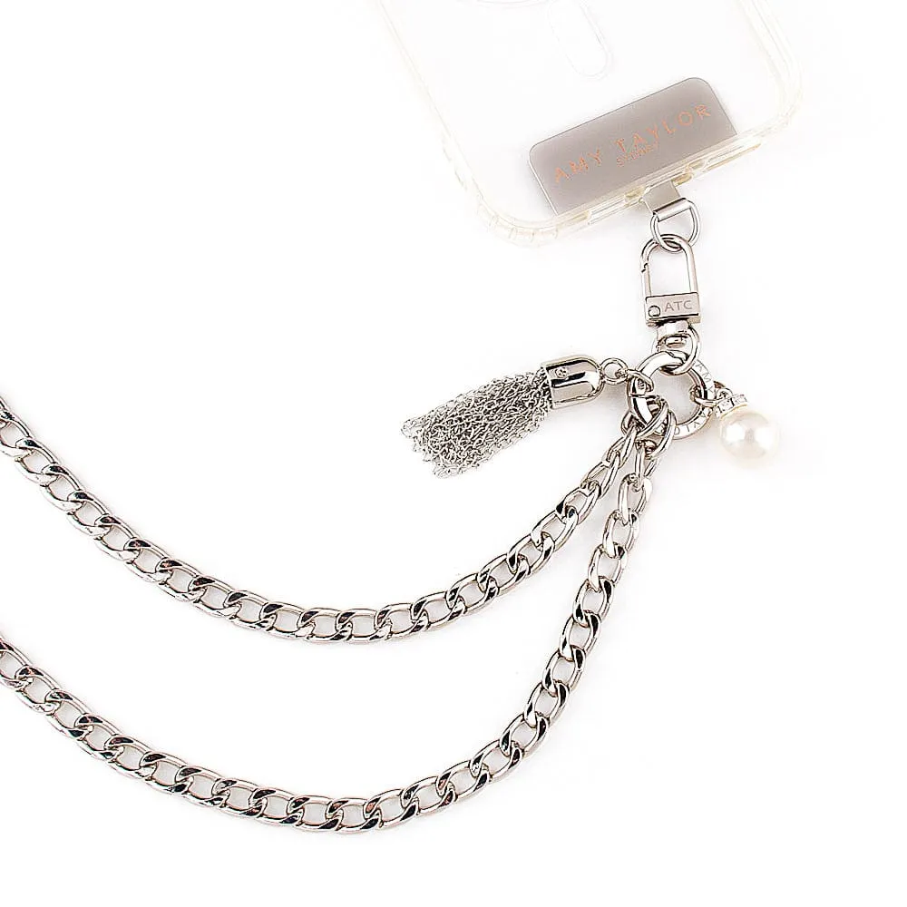 AMY TAYLOR Curb Chain Cross Body Strap