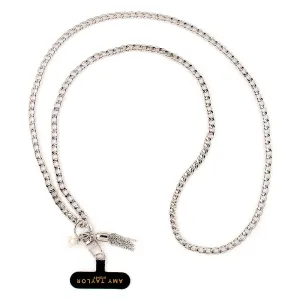 AMY TAYLOR Curb Chain Cross Body Strap