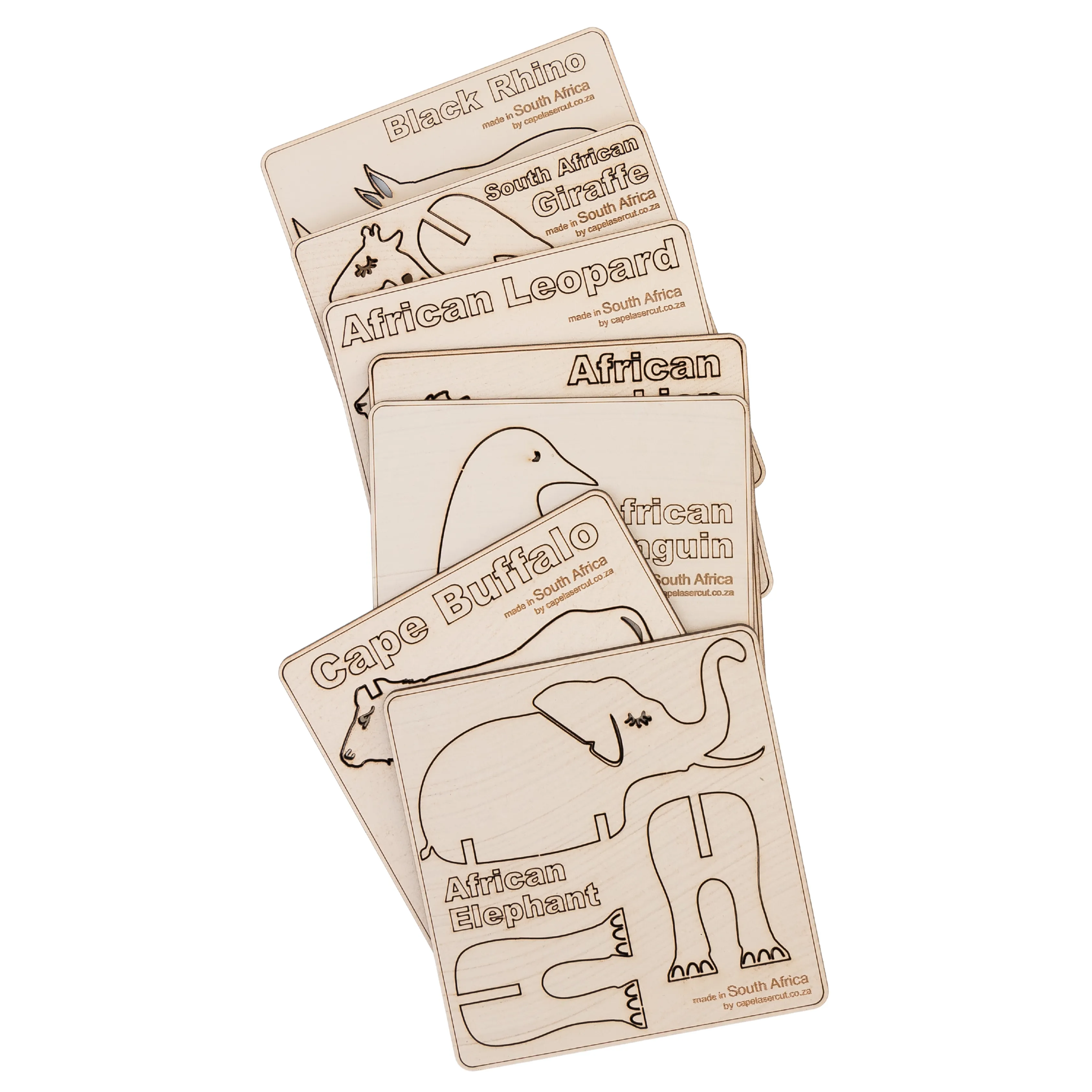 Animal Flat Pack-Various Designs