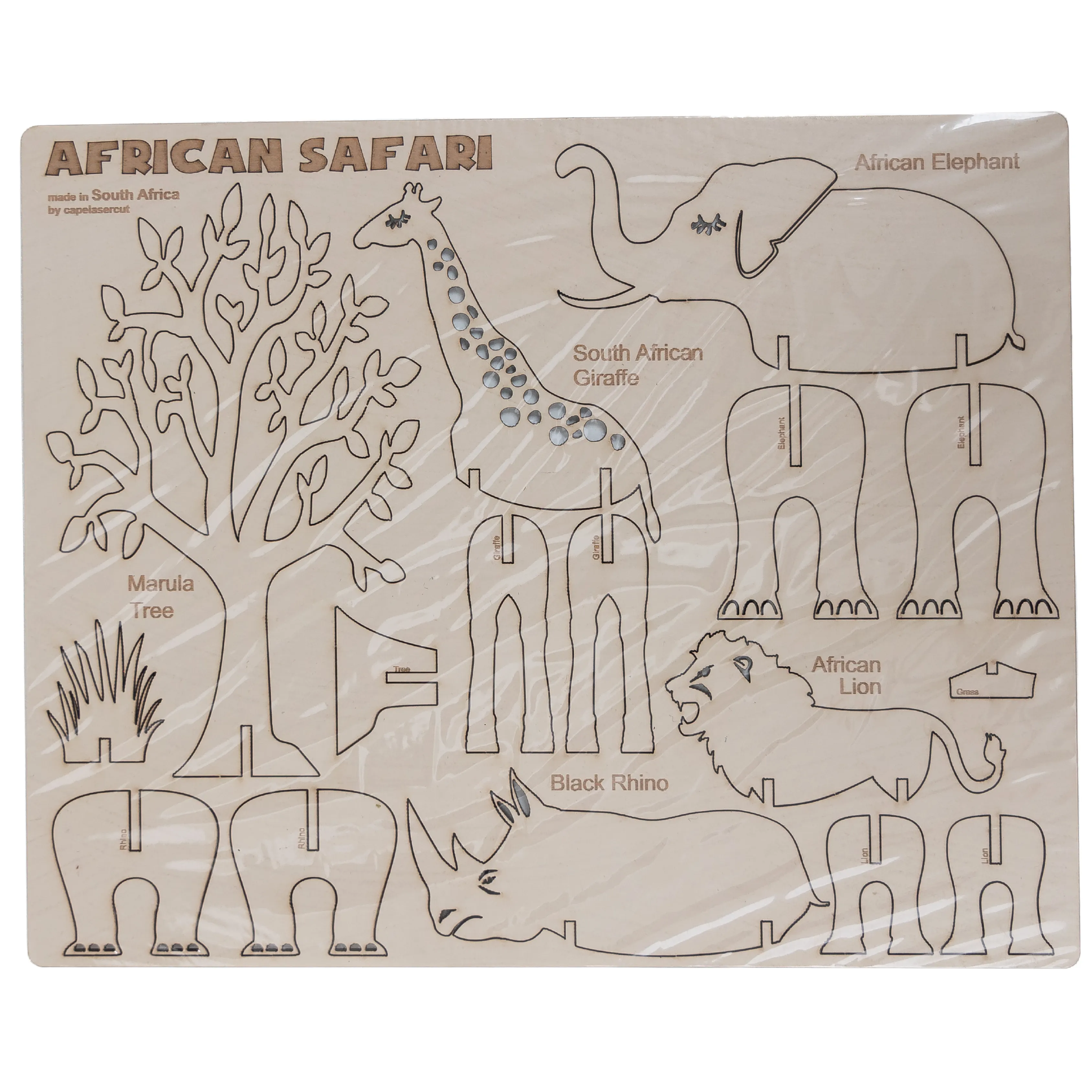 Animal Flat Pack-Various Designs