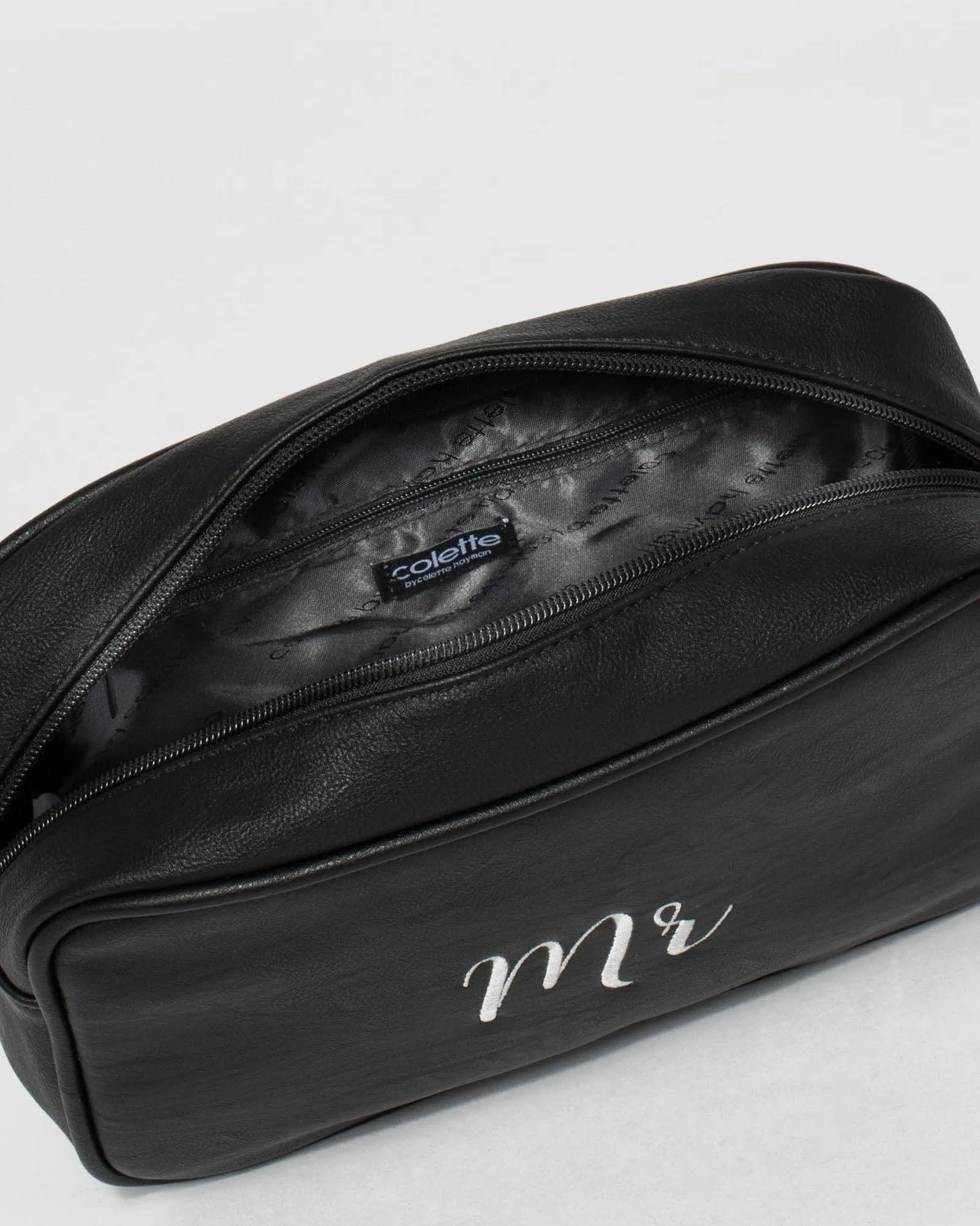 Black Mr Cosmetic Case