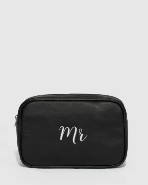 Black Mr Cosmetic Case