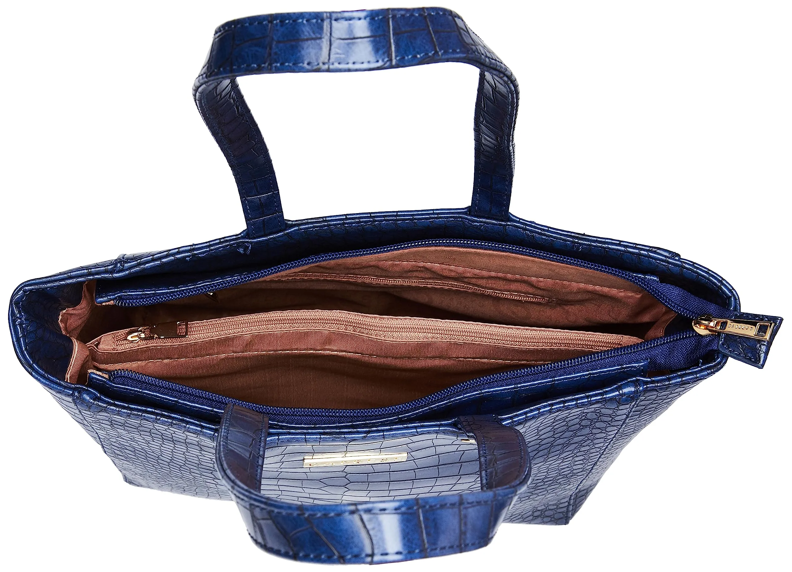 Caprese womens LUCIANA T Medium NAVY Tote Bag