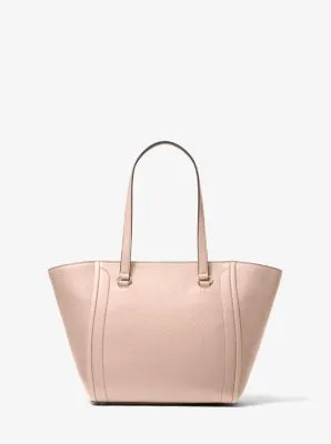 Carine Medium Pebbled Leather Tote Bag