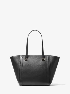 Carine Medium Pebbled Leather Tote Bag