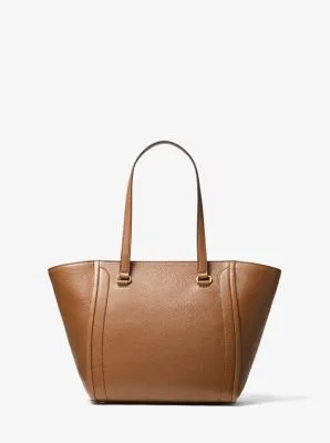 Carine Medium Pebbled Leather Tote Bag