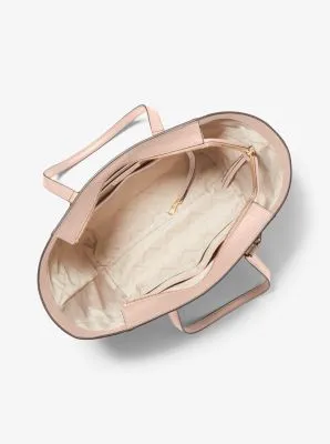 Carine Medium Pebbled Leather Tote Bag