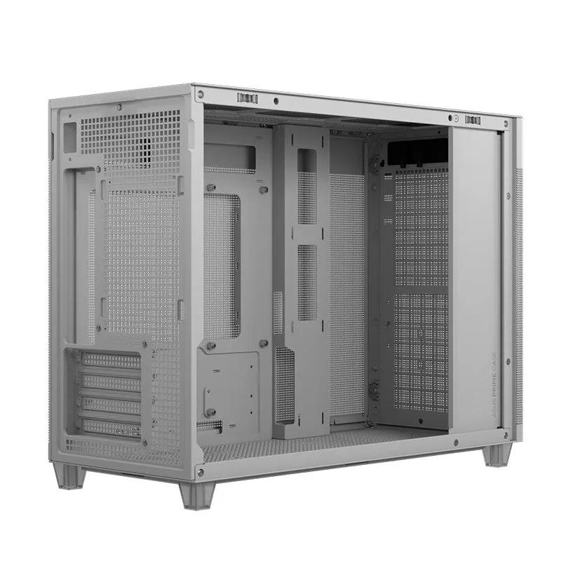 Case ASUS Custom AP201 Ice Cube-by Yuzaki, Mini Tower, white/pattern
