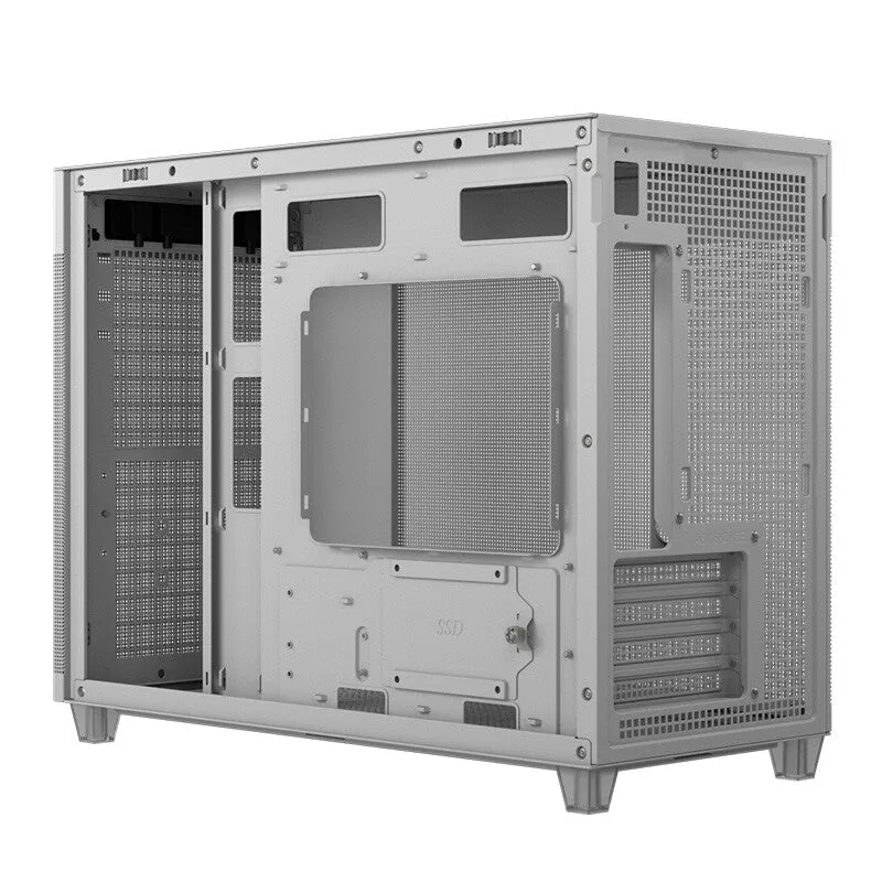 Case ASUS Custom AP201 Ice Cube-by Yuzaki, Mini Tower, white/pattern