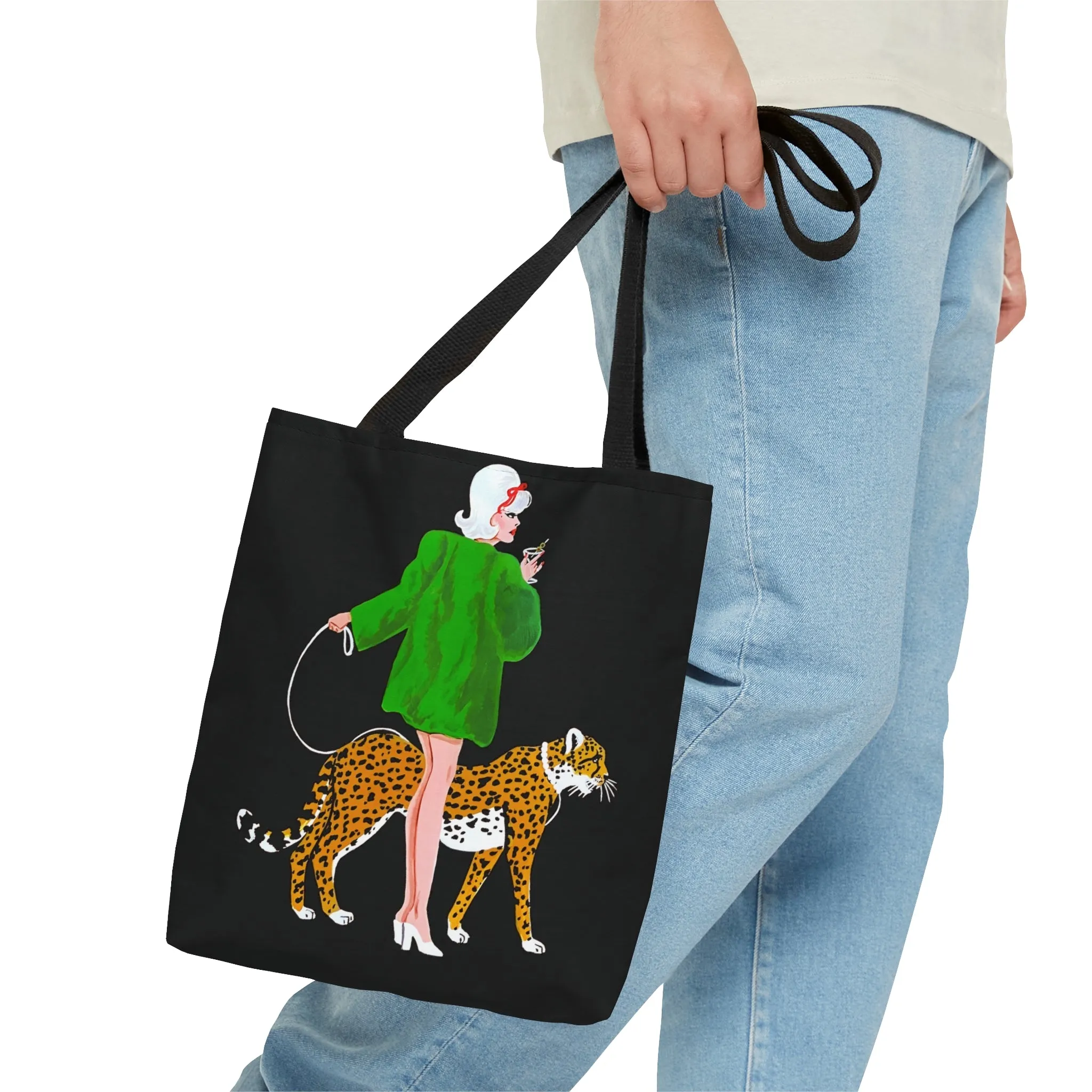 Cats and Martinis Tote Bag