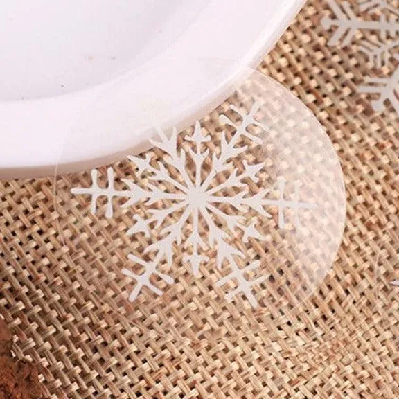 Christmas Snowflake Stickers