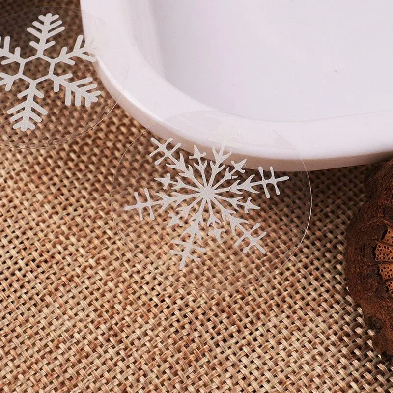 Christmas Snowflake Stickers