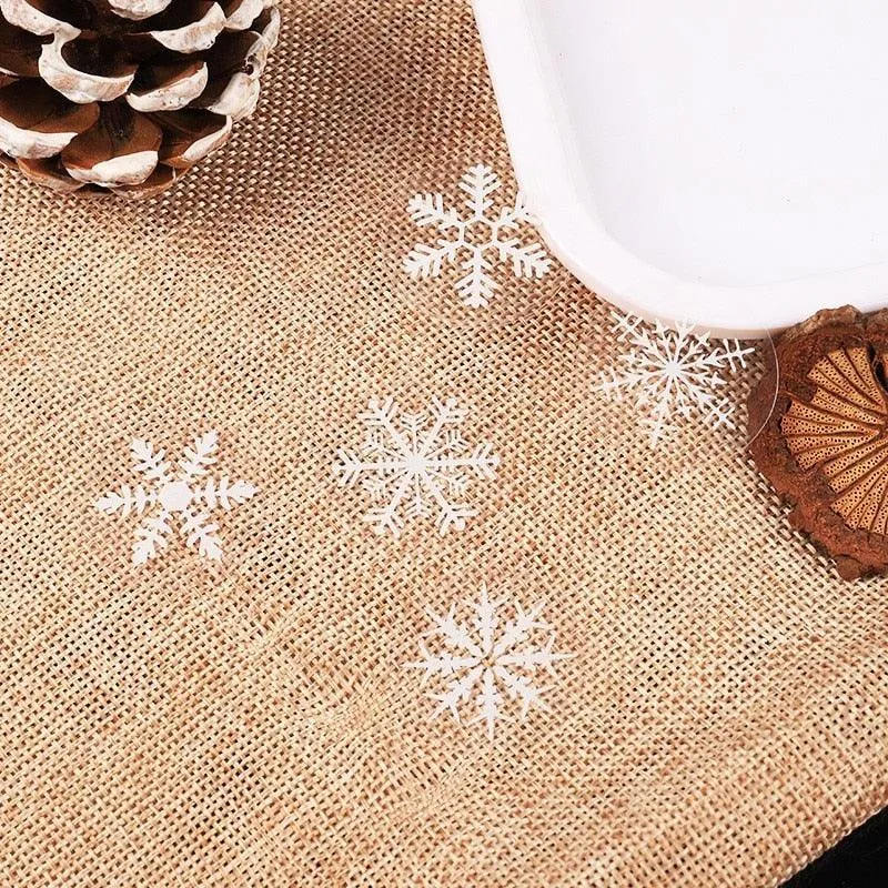 Christmas Snowflake Stickers