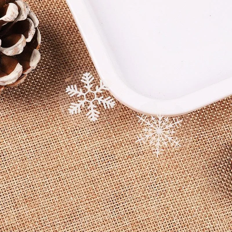Christmas Snowflake Stickers