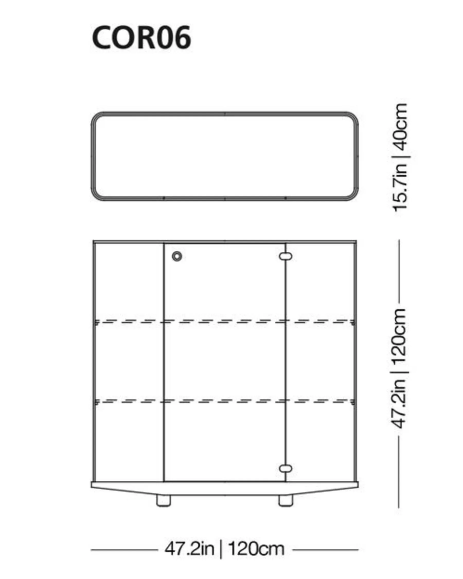 Collector Glass Storage Unit