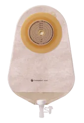 Coloplast 12992 Assura Standard Wear 1-Piece Convex Transparent Urostomy Pouch, Maxi (10-1/4" / 465ml), Pre-Cut 3/4" (18mm)