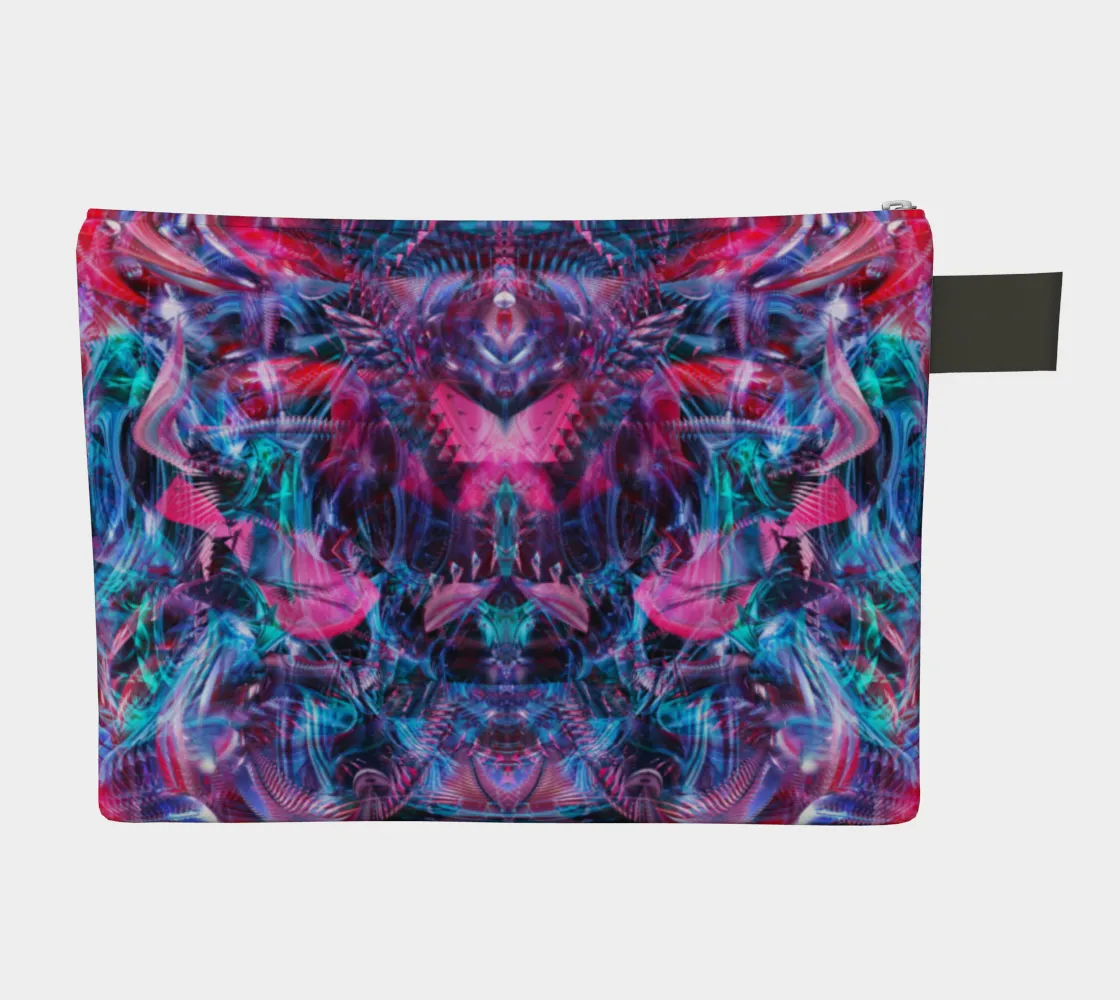 CREATIVE CHAOS ZIPPER POUCH
