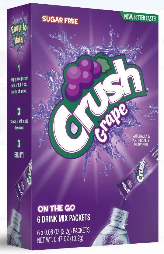 CRUSH TO GO PACKS GRAPE