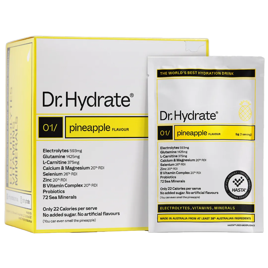 Dr. Hydrate - All-In-One Drink Sachet Box - Pineapple