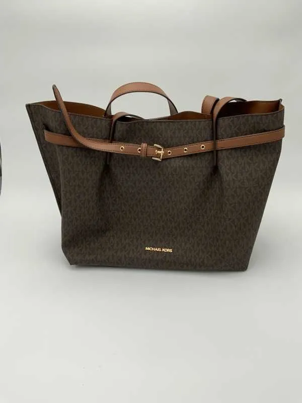 Emilia Large Logo Tote Bag