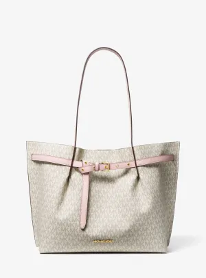 Emilia Large Logo Tote Bag