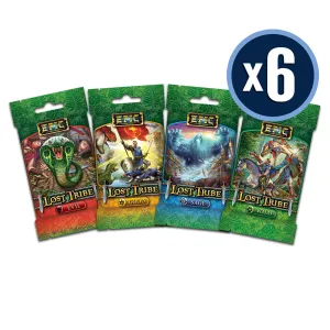 Epic Card Game Lost Tribe Display 6 Each of 4 Packs