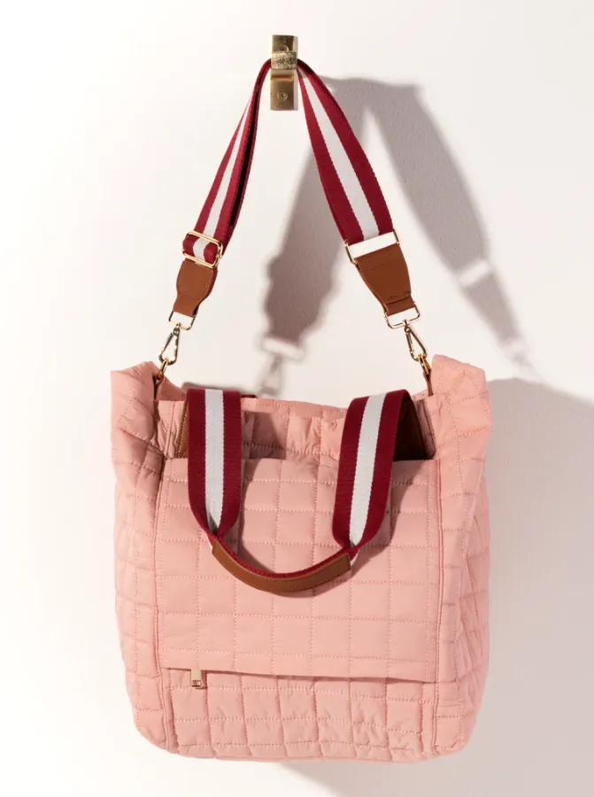 Ezra Travel Blush Tote