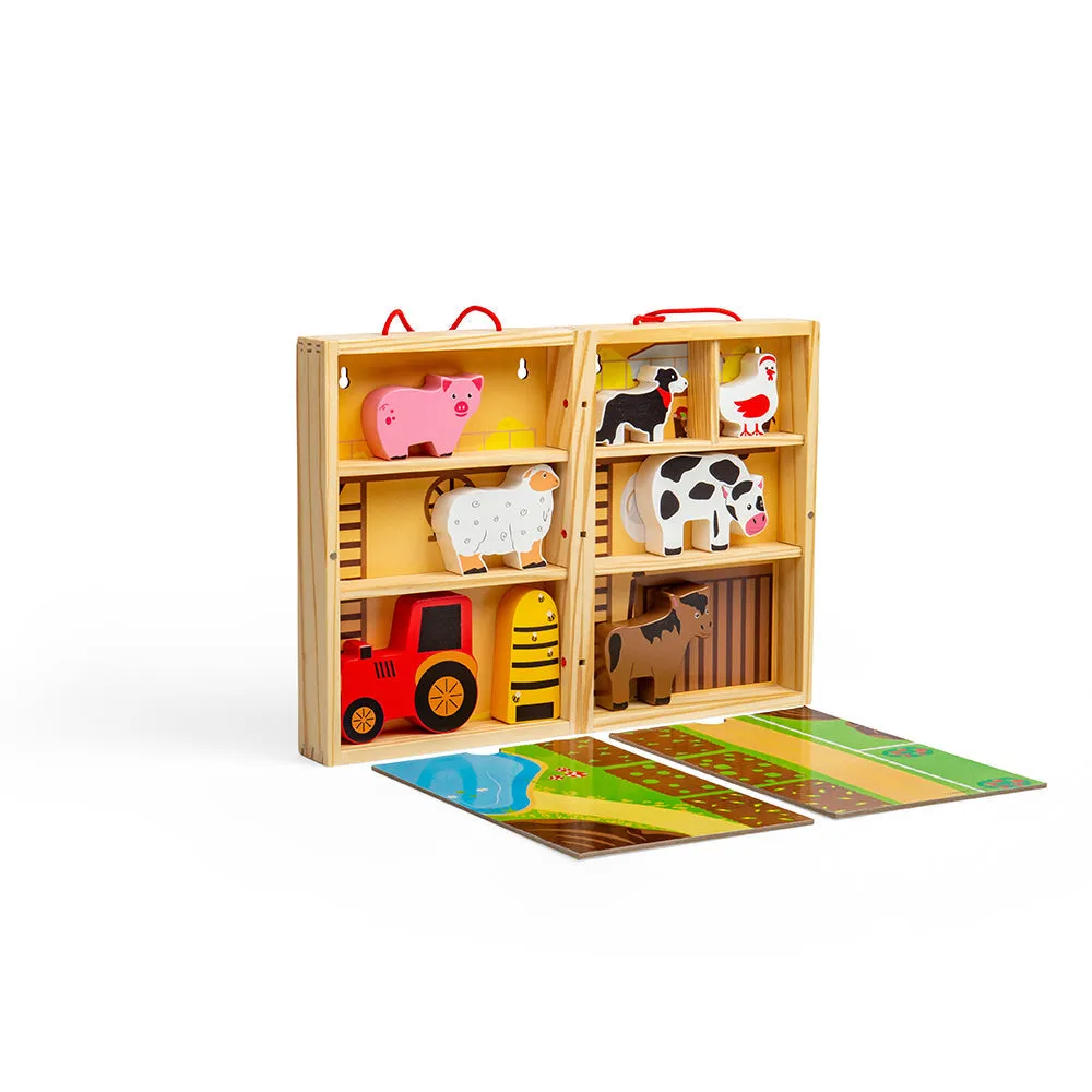 Farm Animal Playbox By Bigjigs Toys Us