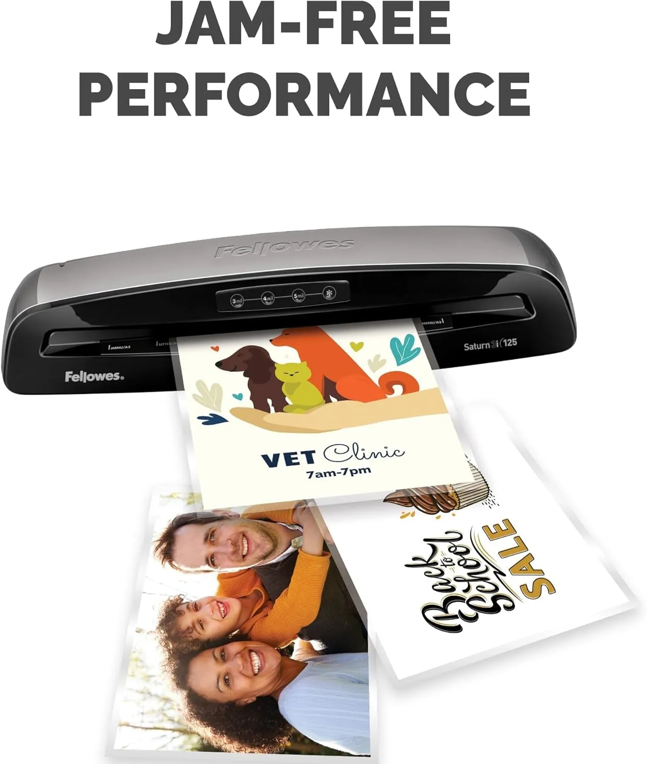 Fellowes® Imagelast Premium UV Thermal Laminating Pouches, Letter Size, 5 Mil, 9" X 11-1/2", Clear, Pack of 125 Pouches