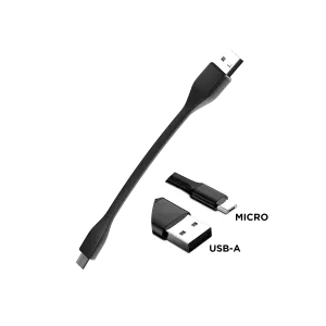 Flexible Micro-USB to USB-A Cable Stand