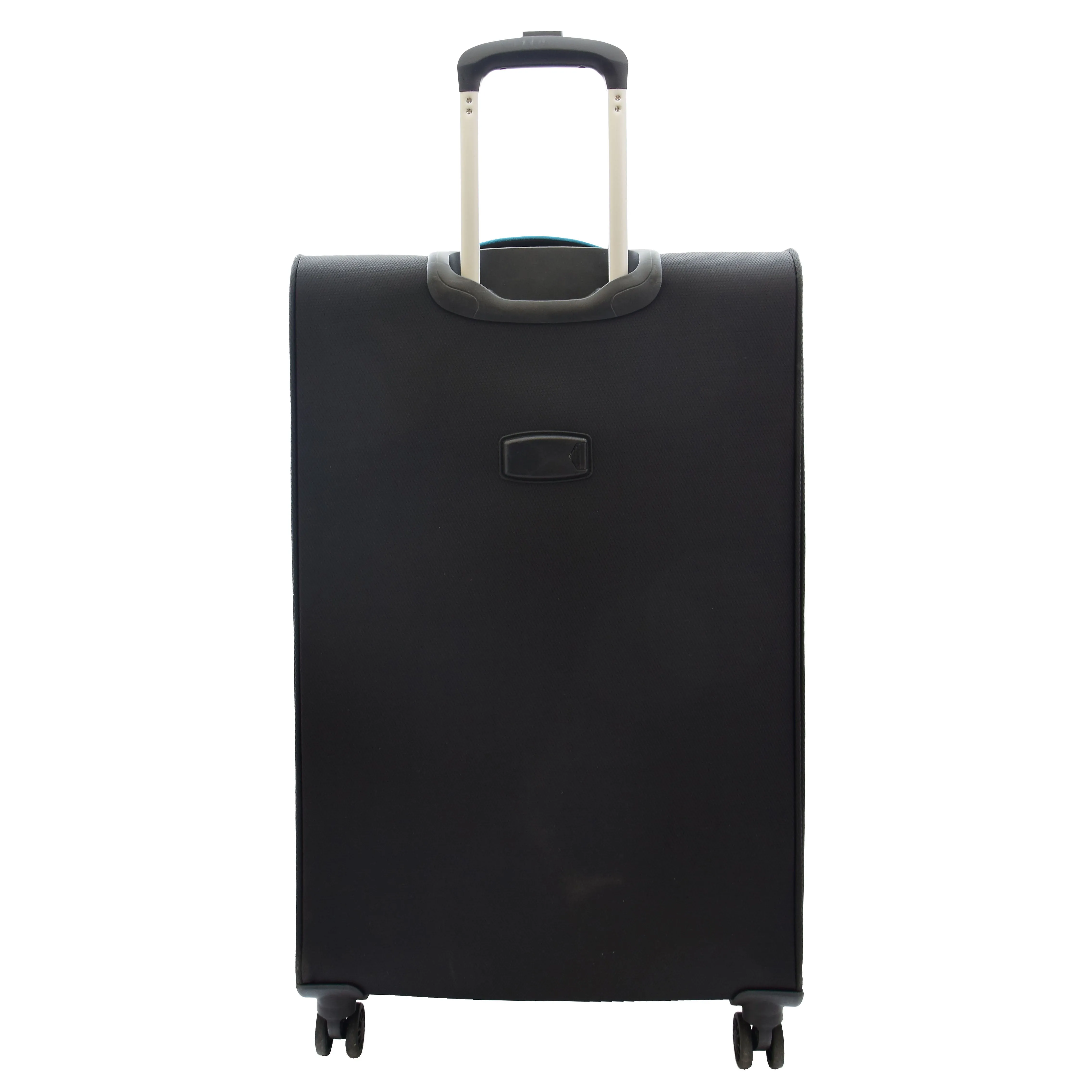 Four Wheel Suitcase Lightweight Soft Luggage HL22 Black