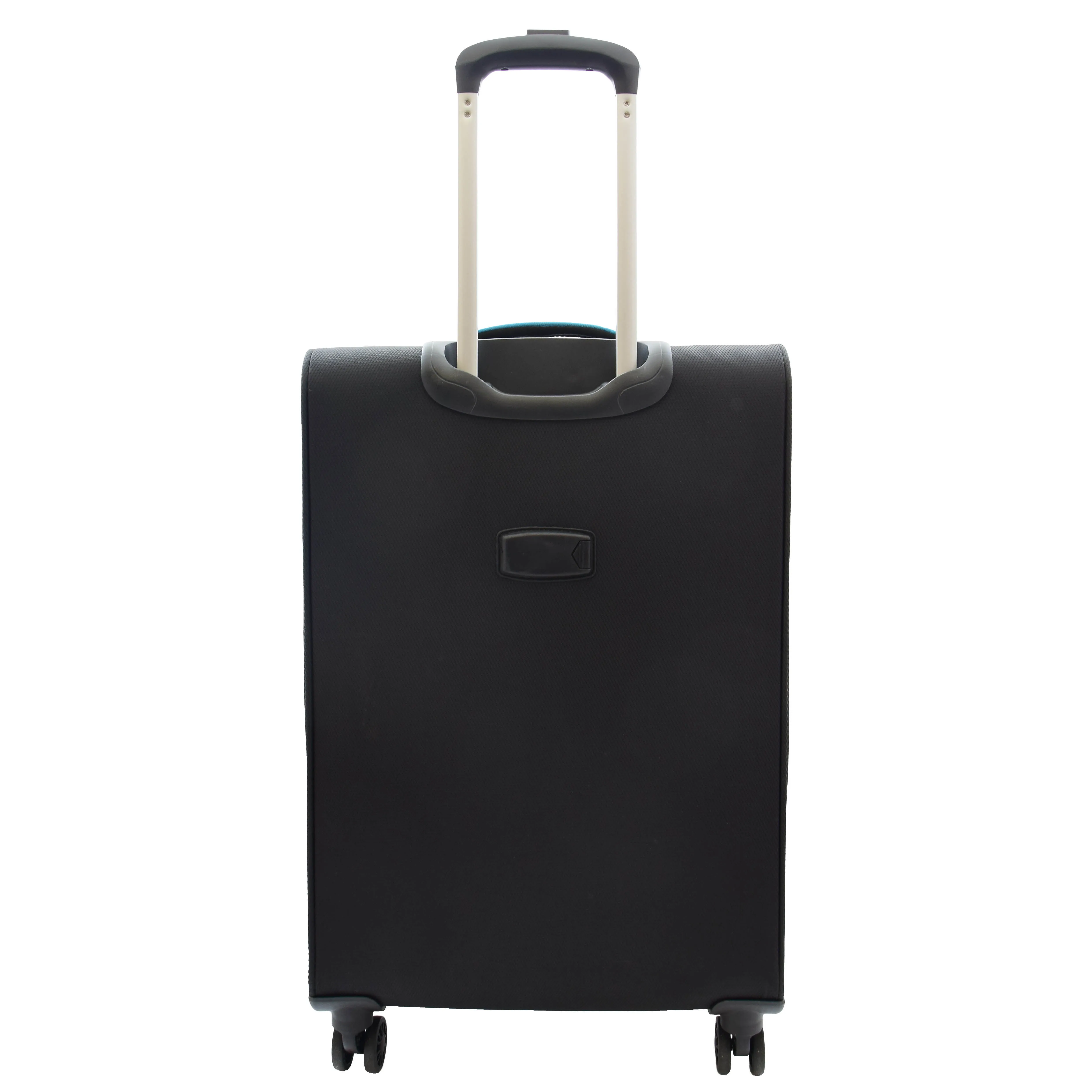Four Wheel Suitcase Lightweight Soft Luggage HL22 Black