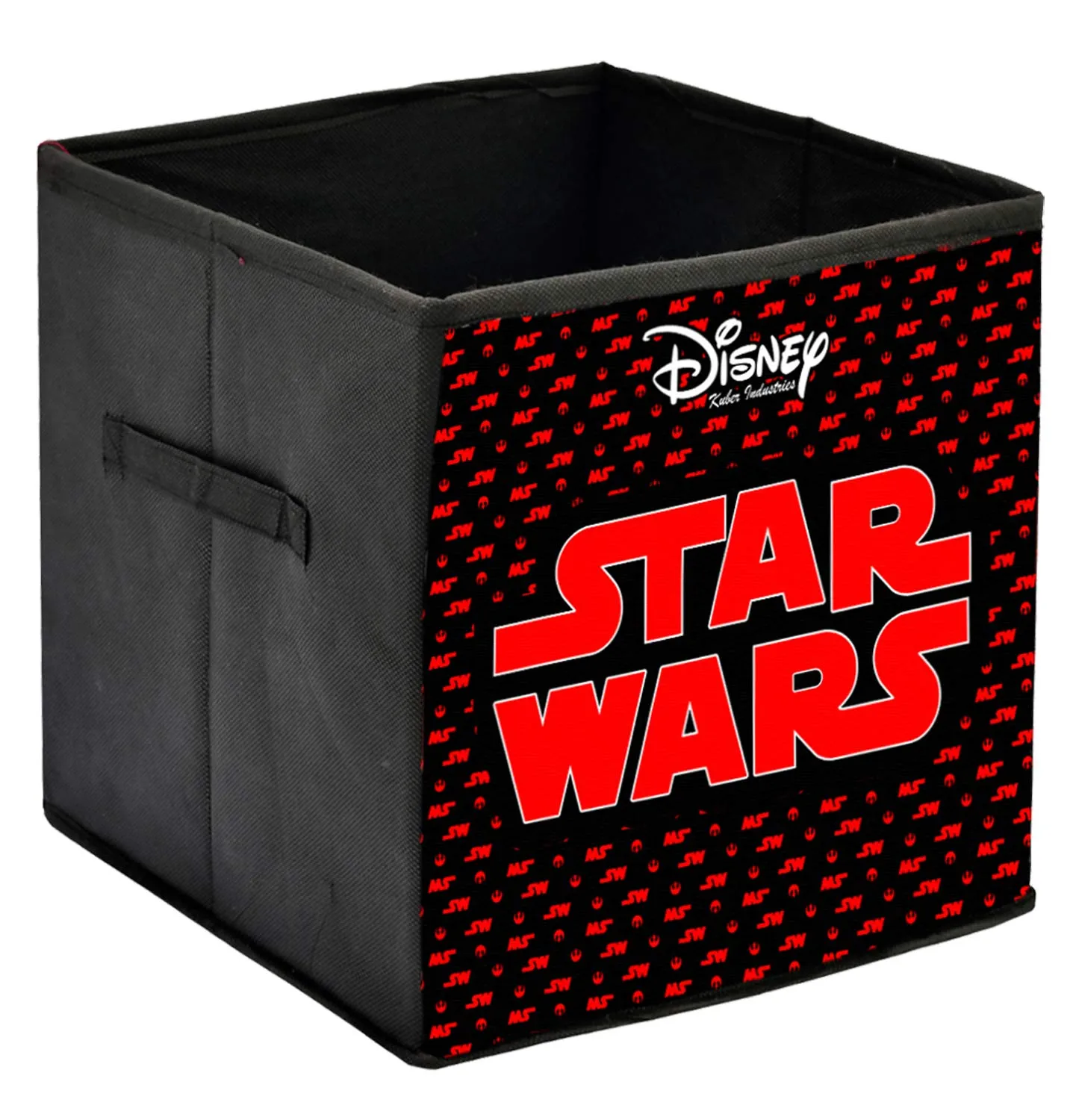 Heart Home Disney Star War Printed Multipurposes Storage Box/Organizer With Handles- Pack of 3 (Black) -HS43HEARTH26295