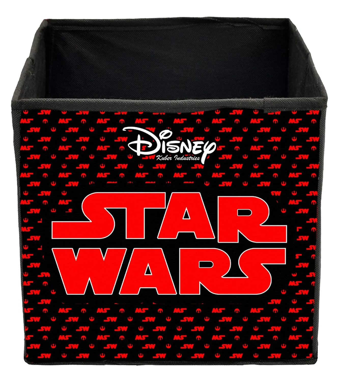 Heart Home Disney Star War Printed Multipurposes Storage Box/Organizer With Handles- Pack of 3 (Black) -HS43HEARTH26295