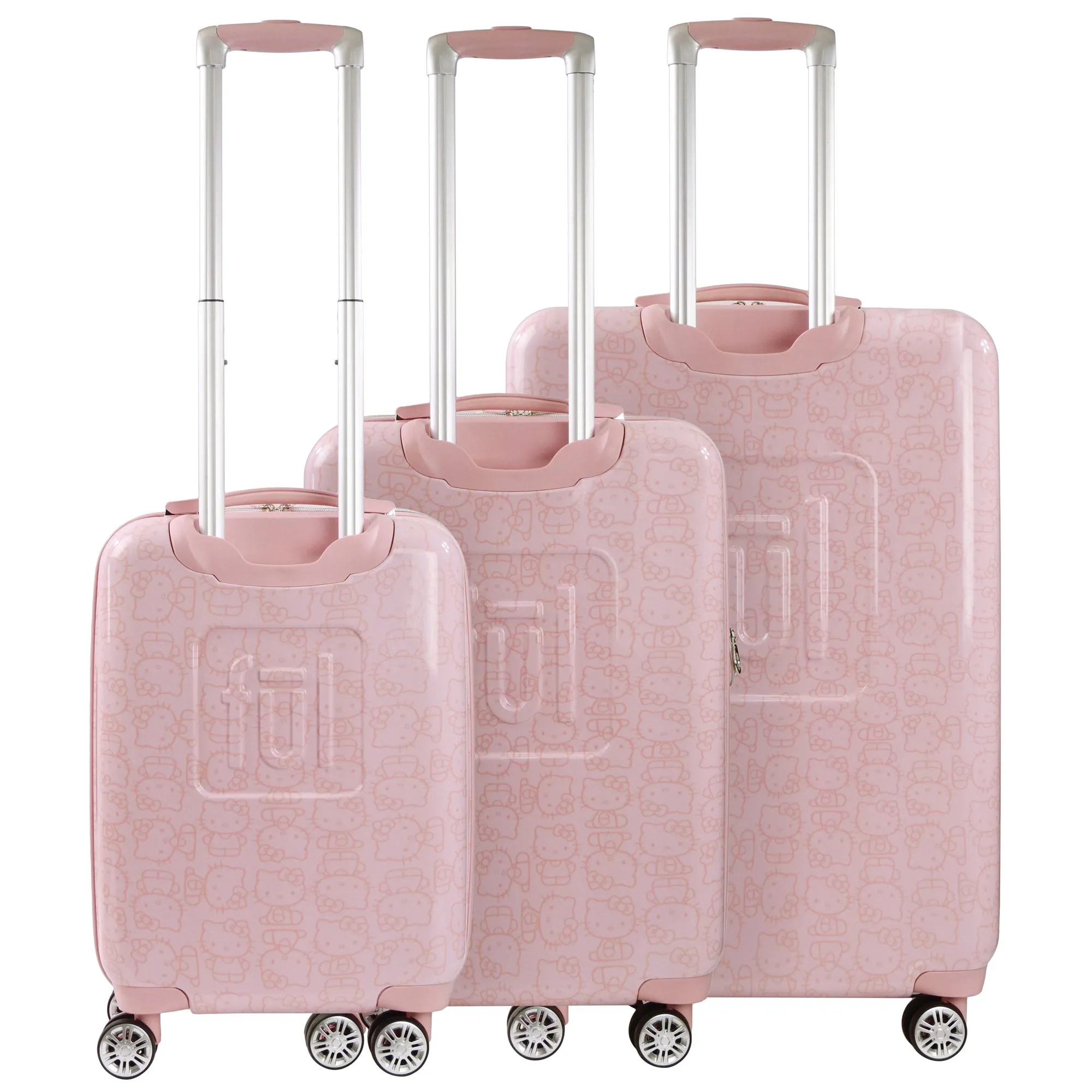 Hello Kitty x FUL Pose 3-Pc Hardshell Luggage (Pink)