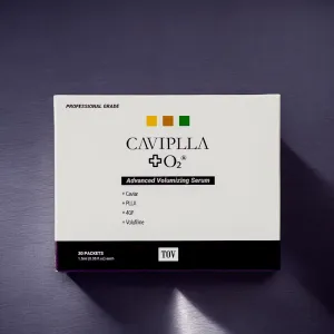 HOUSE OF PLLA® HOP  CAVIPLLA O2® Advanced Volumizing Serum - Box/30 Pouches (Travel-friendly/Individually packaged per application) Retail $90 