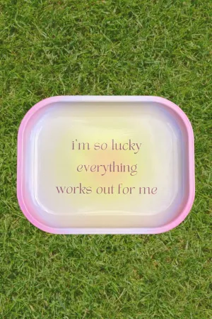 I'm So Lucky Rolling Tray