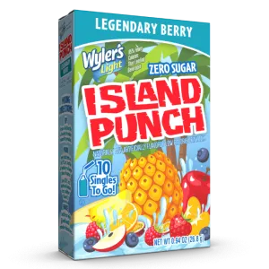 Island Punch Legendary Berry Zero-Sugar Singles To Go Drink Mix