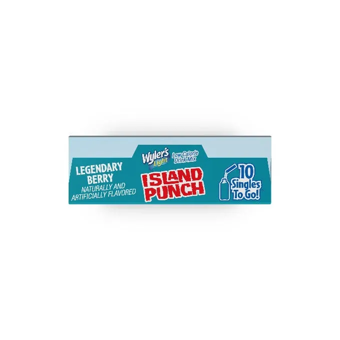 Island Punch Legendary Berry Zero-Sugar Singles To Go Drink Mix