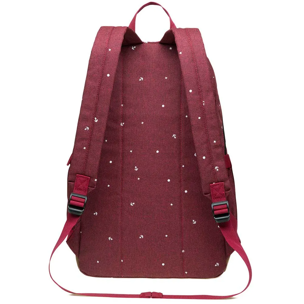 KAUKKO Elegant College School Backpack Women Daypacks, K1005-3 ( Red / 17L )
