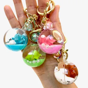 Key Chains | 3d Sleeping Animal Ball Keyring| BC Mini