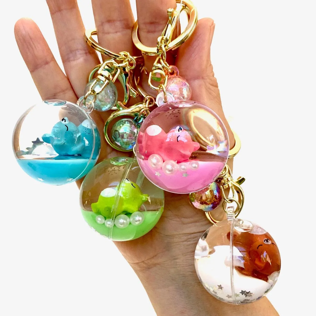 Key Chains | 3d Sleeping Animal Ball Keyring| BC Mini