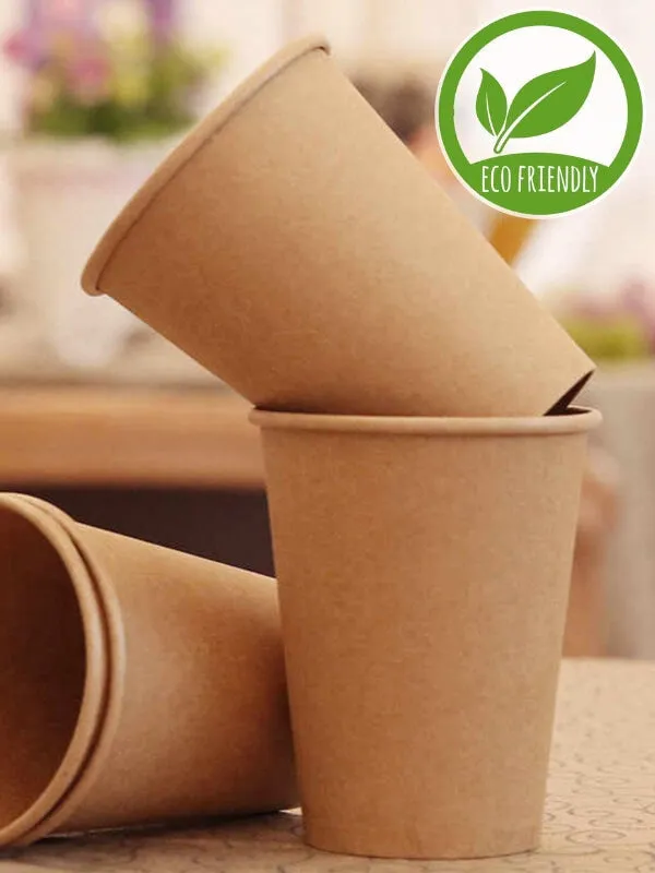 Kraft Paper Cups - 30 Pieces - 250ml - Eco-Friendly